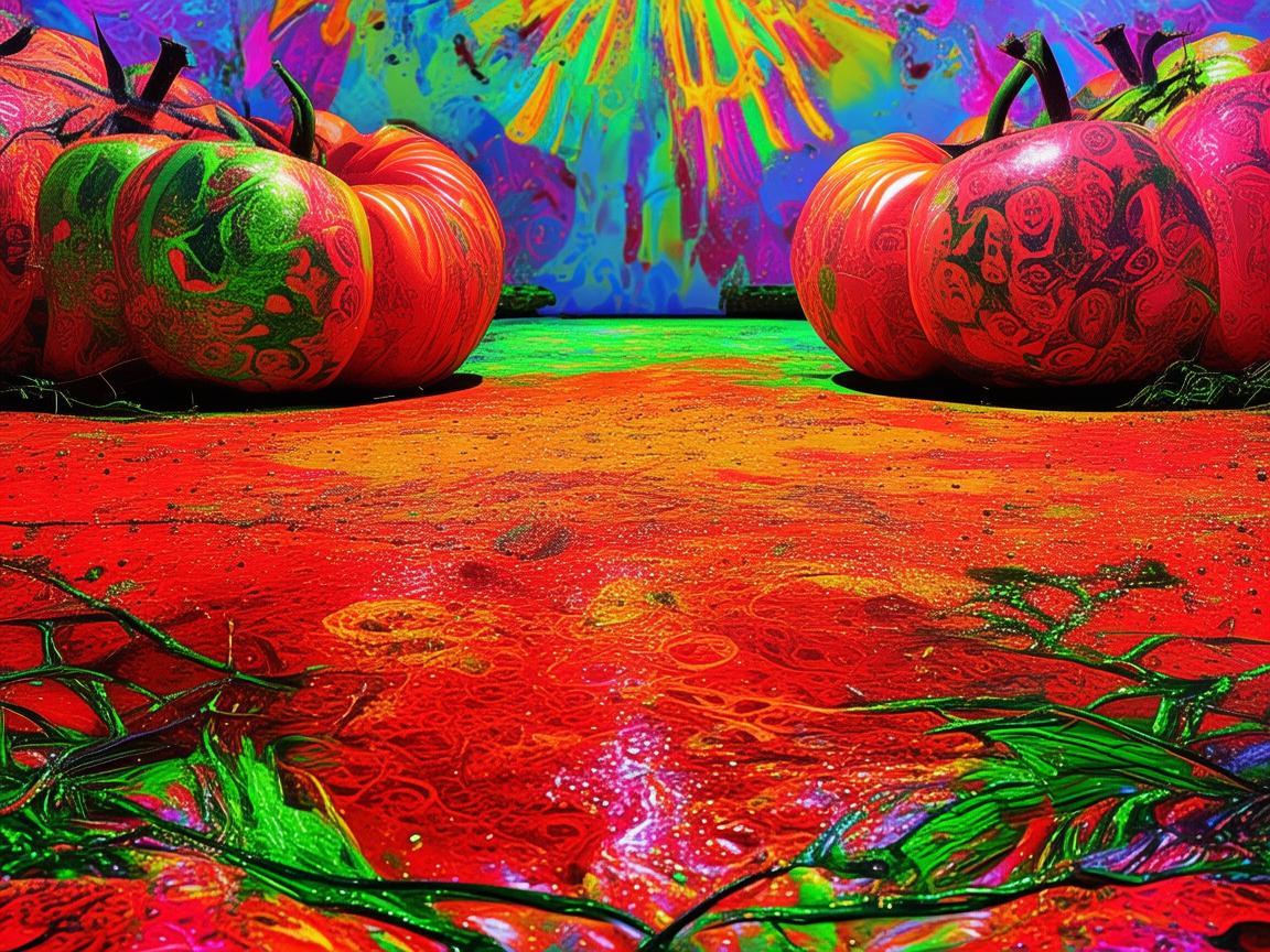 番茄舞台，色彩与创意的交织