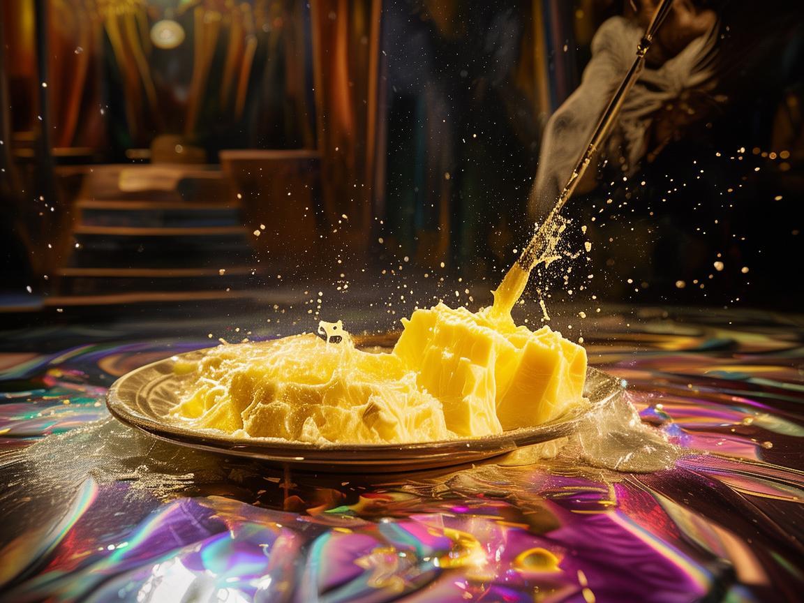 舞台上的黄油魔法，色彩与质感的奇幻交融